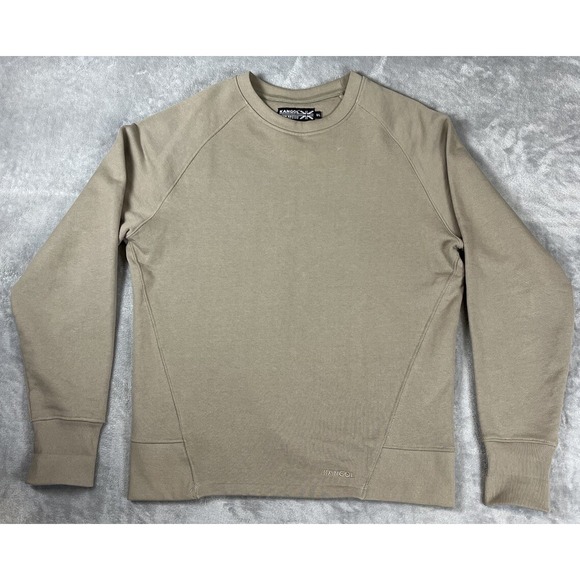 Kangol Other - Y2K KANGOL Pullover Sweatshirt‎ Embroidered Logo  Beige Mens Large